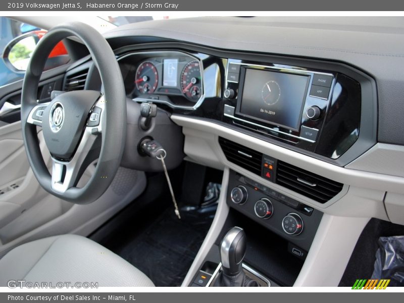 Habanero Orange / Storm Gray 2019 Volkswagen Jetta S