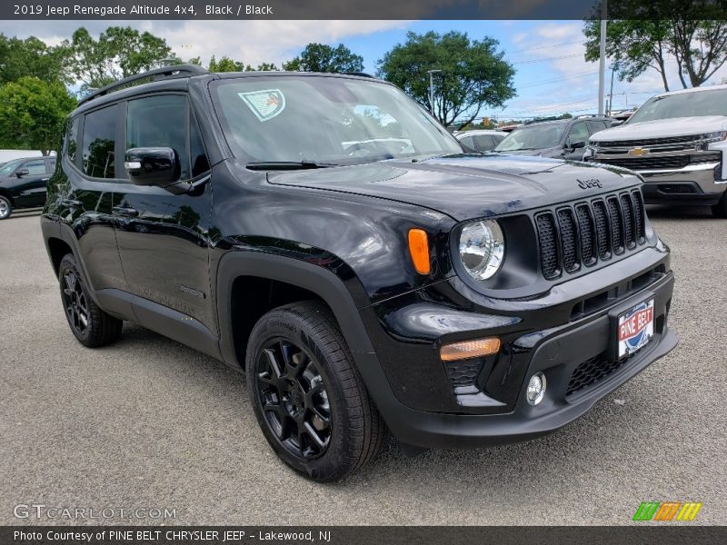 Black / Black 2019 Jeep Renegade Altitude 4x4