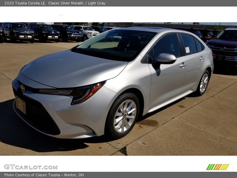 Classic Silver Metallic / Light Gray 2020 Toyota Corolla LE