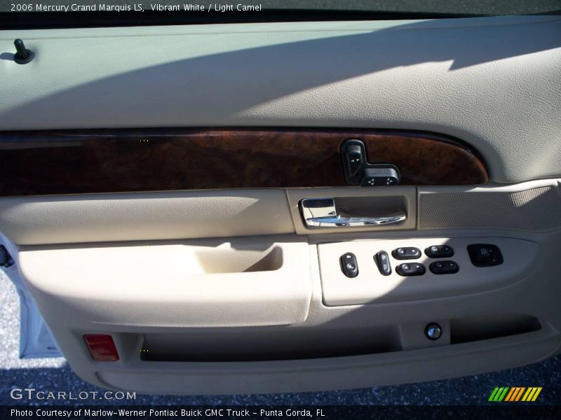 Vibrant White / Light Camel 2006 Mercury Grand Marquis LS