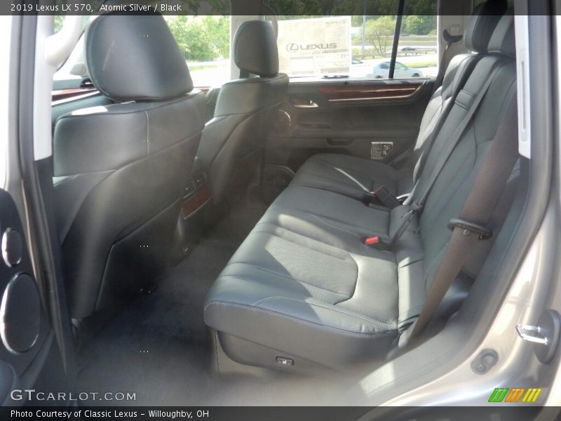 Atomic Silver / Black 2019 Lexus LX 570