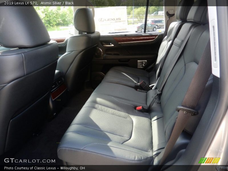 Atomic Silver / Black 2019 Lexus LX 570