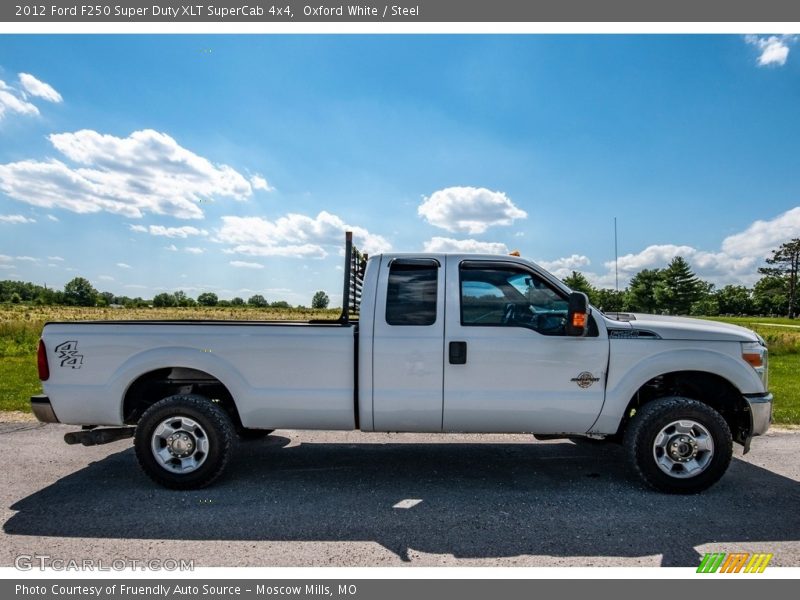 Oxford White / Steel 2012 Ford F250 Super Duty XLT SuperCab 4x4