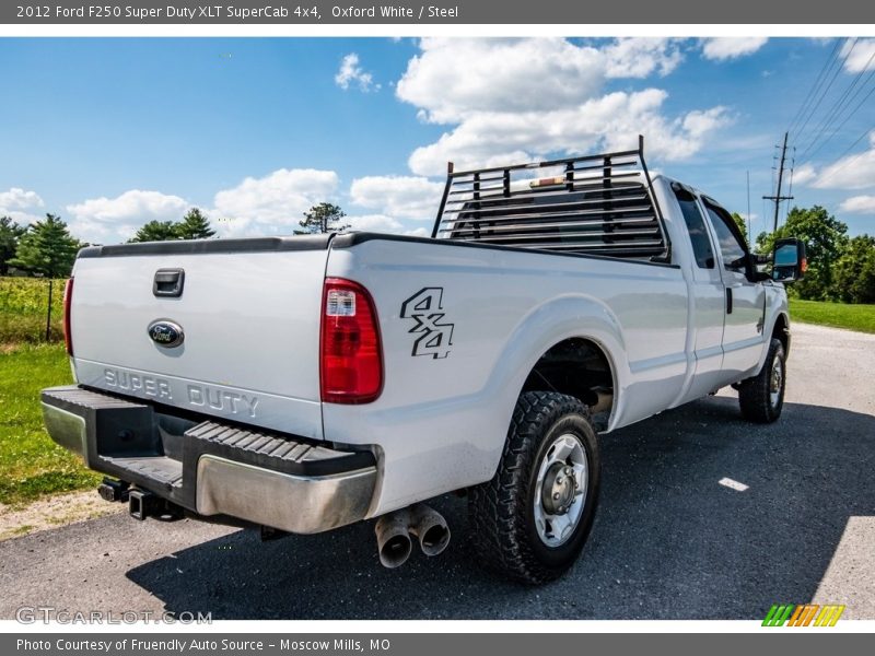 Oxford White / Steel 2012 Ford F250 Super Duty XLT SuperCab 4x4