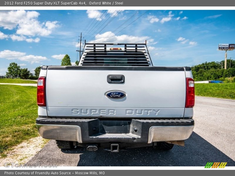 Oxford White / Steel 2012 Ford F250 Super Duty XLT SuperCab 4x4
