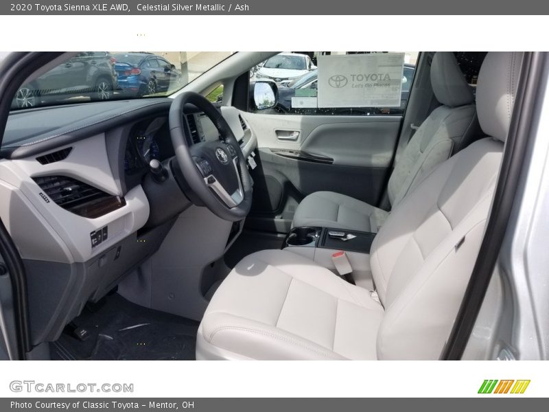 Celestial Silver Metallic / Ash 2020 Toyota Sienna XLE AWD