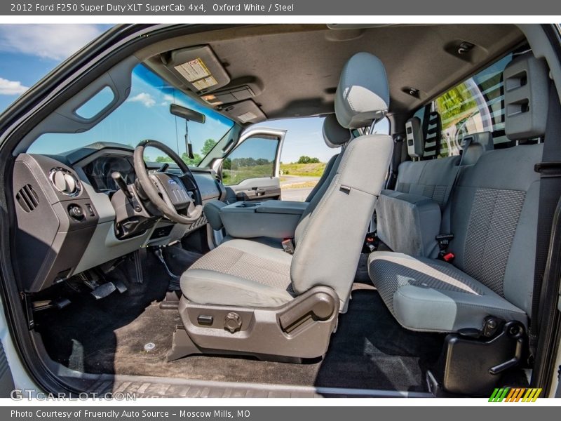 Oxford White / Steel 2012 Ford F250 Super Duty XLT SuperCab 4x4