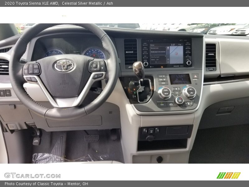 Celestial Silver Metallic / Ash 2020 Toyota Sienna XLE AWD