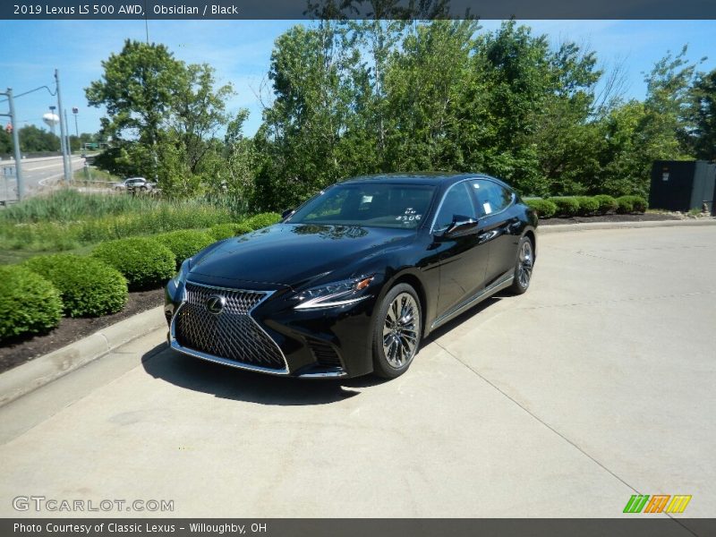 Obsidian / Black 2019 Lexus LS 500 AWD
