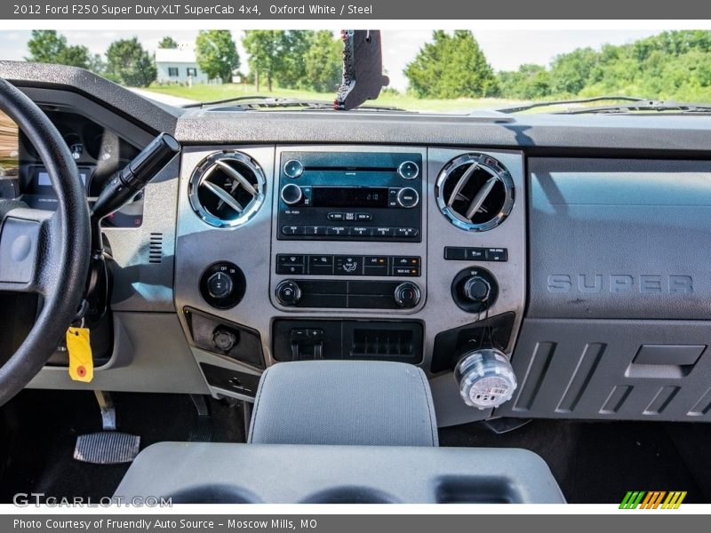 Oxford White / Steel 2012 Ford F250 Super Duty XLT SuperCab 4x4
