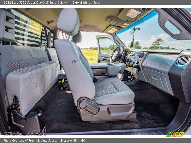 Oxford White / Steel 2012 Ford F250 Super Duty XLT SuperCab 4x4