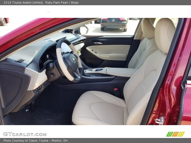 Ruby Flare Pearl / Beige 2019 Toyota Avalon Limited