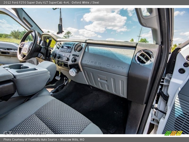 Oxford White / Steel 2012 Ford F250 Super Duty XLT SuperCab 4x4