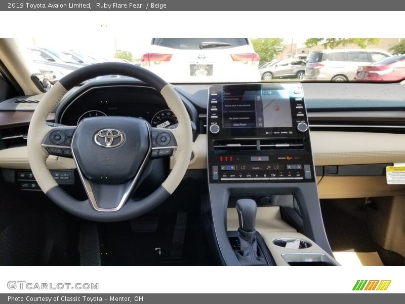 Ruby Flare Pearl / Beige 2019 Toyota Avalon Limited
