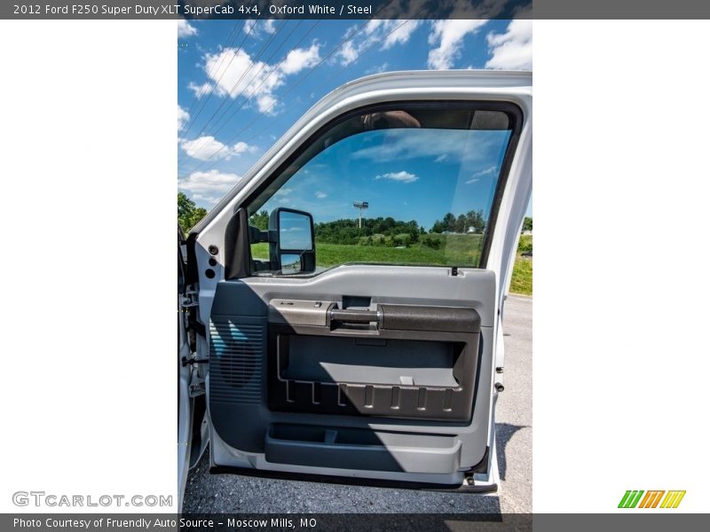 Oxford White / Steel 2012 Ford F250 Super Duty XLT SuperCab 4x4