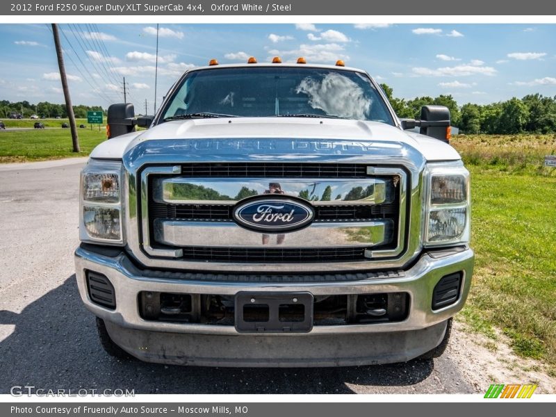 Oxford White / Steel 2012 Ford F250 Super Duty XLT SuperCab 4x4