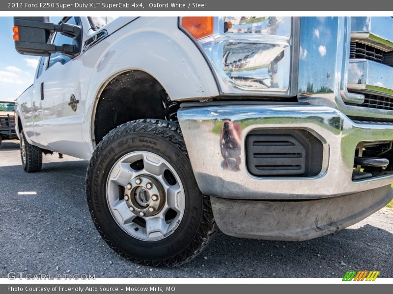Oxford White / Steel 2012 Ford F250 Super Duty XLT SuperCab 4x4