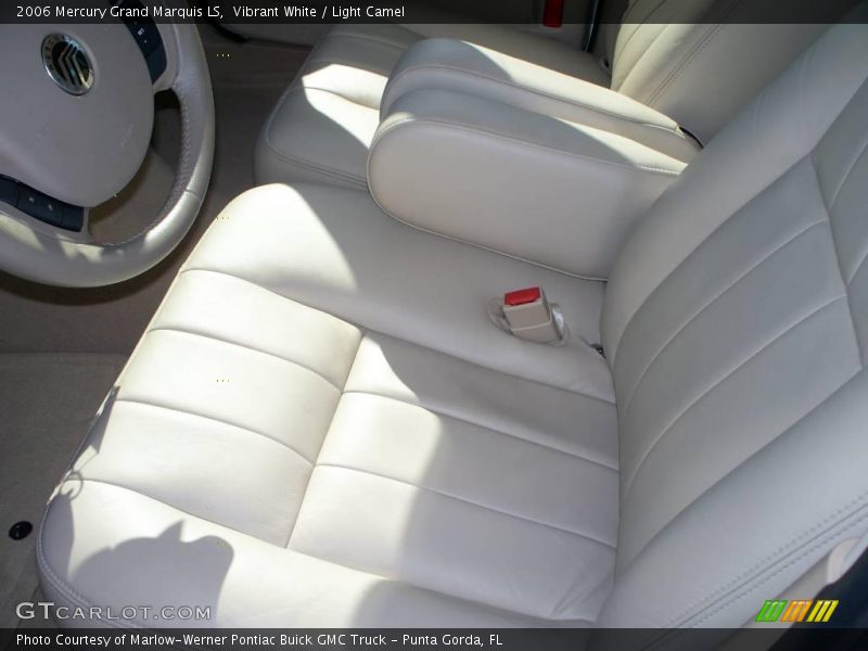 Vibrant White / Light Camel 2006 Mercury Grand Marquis LS