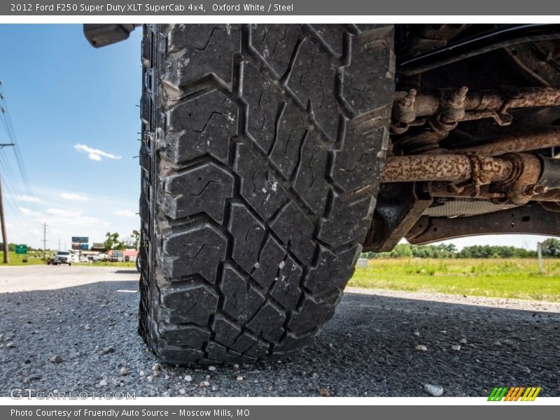 Oxford White / Steel 2012 Ford F250 Super Duty XLT SuperCab 4x4
