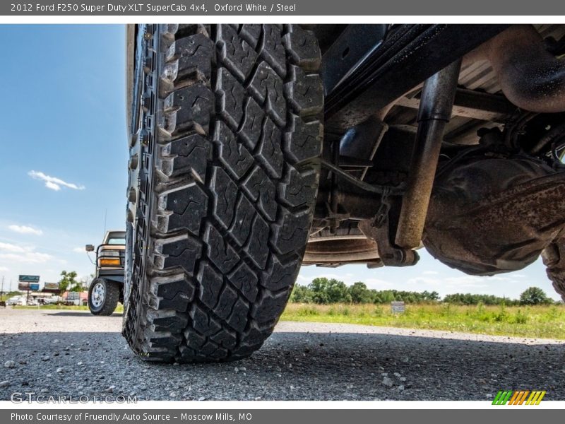 Oxford White / Steel 2012 Ford F250 Super Duty XLT SuperCab 4x4