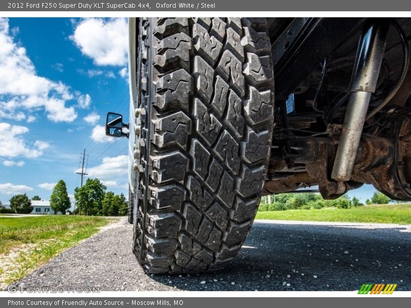 Oxford White / Steel 2012 Ford F250 Super Duty XLT SuperCab 4x4