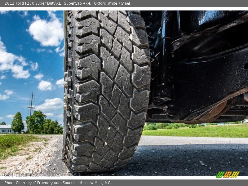 Oxford White / Steel 2012 Ford F250 Super Duty XLT SuperCab 4x4