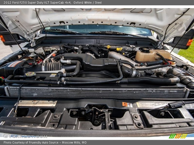 Oxford White / Steel 2012 Ford F250 Super Duty XLT SuperCab 4x4