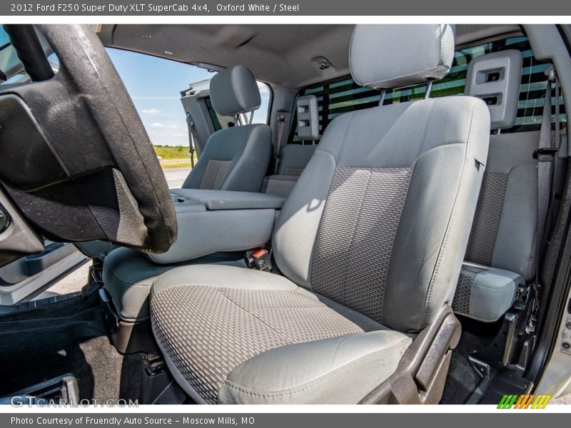 Oxford White / Steel 2012 Ford F250 Super Duty XLT SuperCab 4x4
