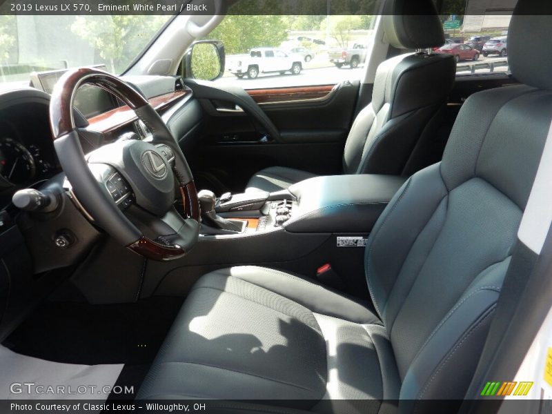 Eminent White Pearl / Black 2019 Lexus LX 570