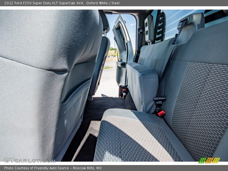 Oxford White / Steel 2012 Ford F250 Super Duty XLT SuperCab 4x4