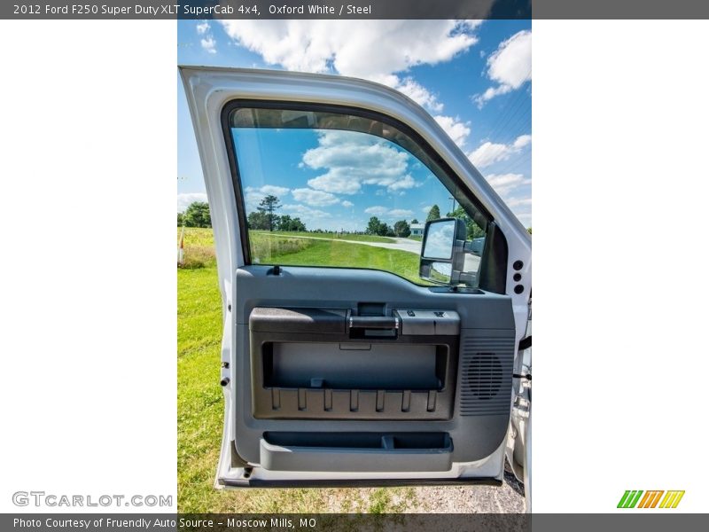 Oxford White / Steel 2012 Ford F250 Super Duty XLT SuperCab 4x4
