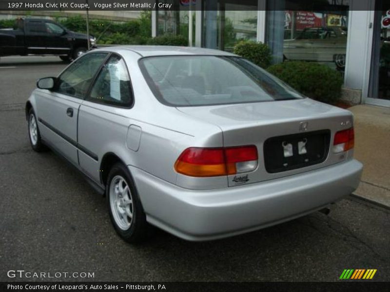 Vogue Silver Metallic / Gray 1997 Honda Civic HX Coupe
