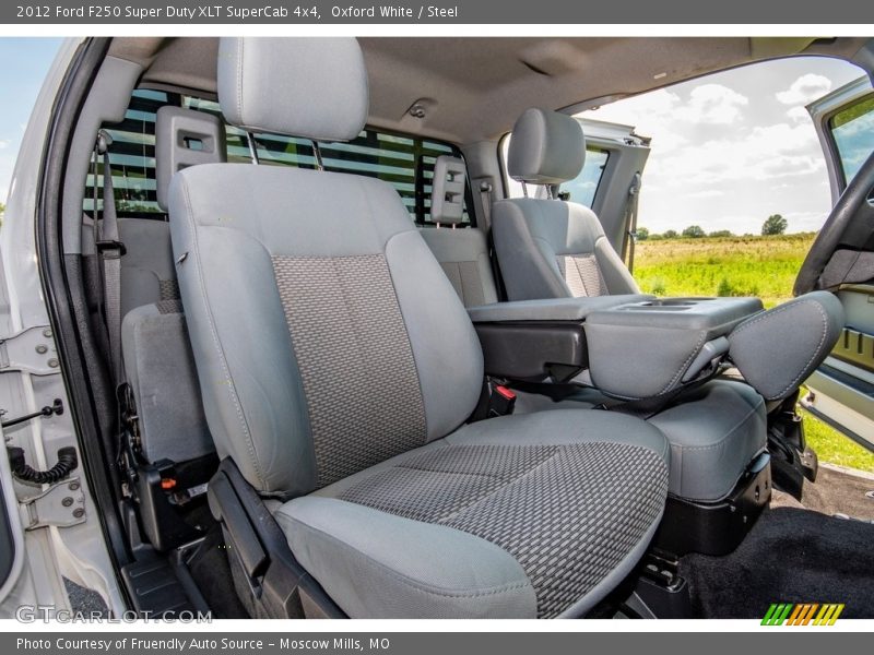 Oxford White / Steel 2012 Ford F250 Super Duty XLT SuperCab 4x4