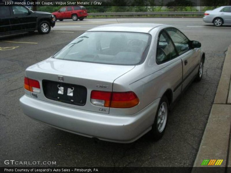 Vogue Silver Metallic / Gray 1997 Honda Civic HX Coupe
