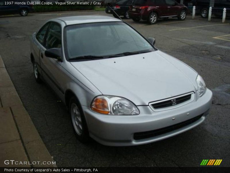 Vogue Silver Metallic / Gray 1997 Honda Civic HX Coupe