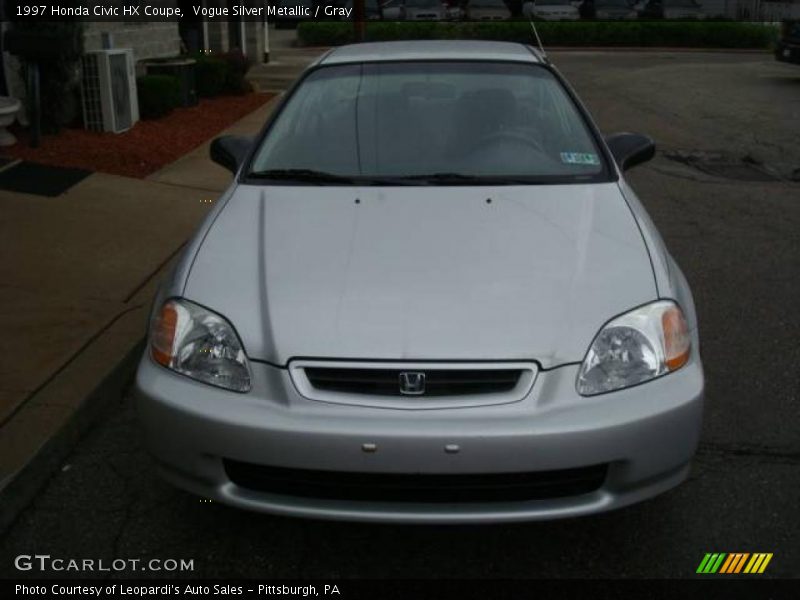 Vogue Silver Metallic / Gray 1997 Honda Civic HX Coupe