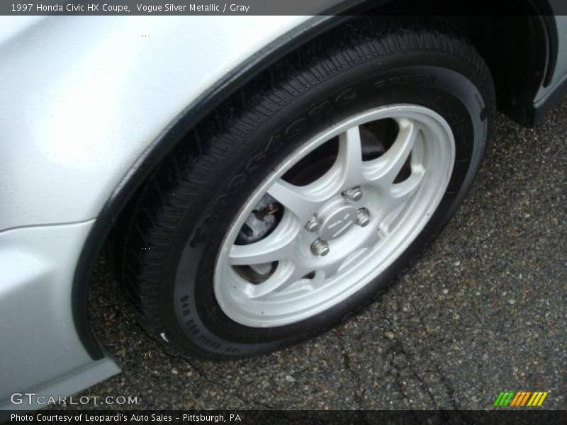 Vogue Silver Metallic / Gray 1997 Honda Civic HX Coupe
