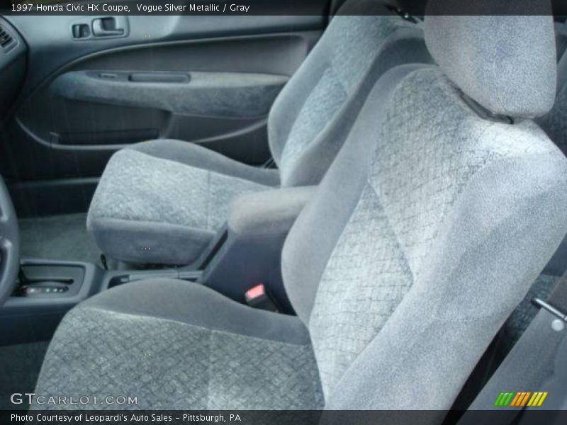 Vogue Silver Metallic / Gray 1997 Honda Civic HX Coupe