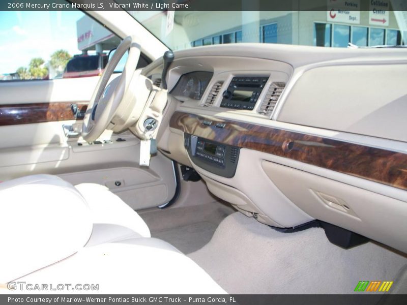 Vibrant White / Light Camel 2006 Mercury Grand Marquis LS