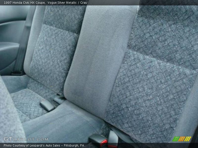 Vogue Silver Metallic / Gray 1997 Honda Civic HX Coupe