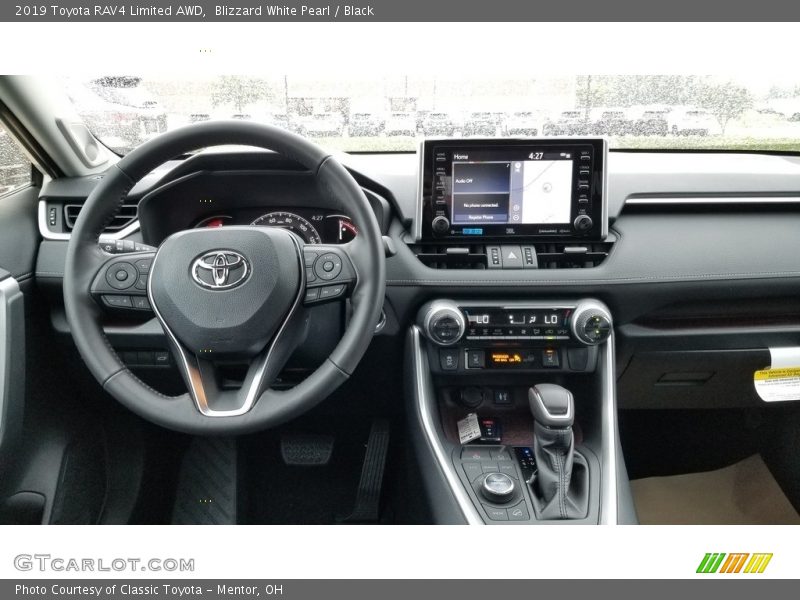 Blizzard White Pearl / Black 2019 Toyota RAV4 Limited AWD