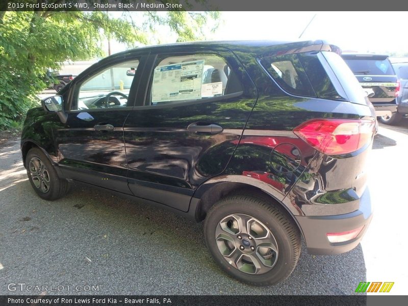 Shadow Black / Medium Stone 2019 Ford EcoSport S 4WD