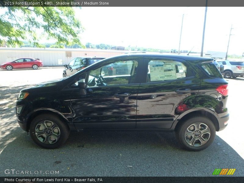 Shadow Black / Medium Stone 2019 Ford EcoSport S 4WD