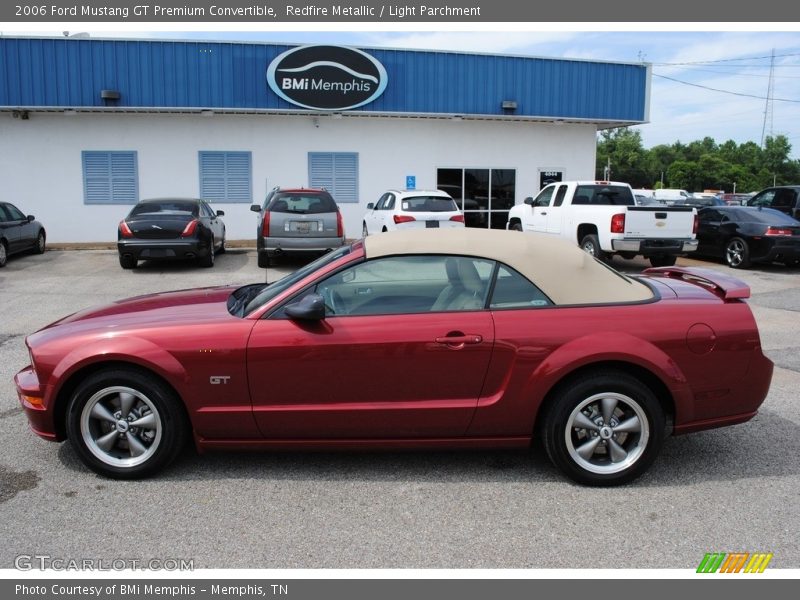 Redfire Metallic / Light Parchment 2006 Ford Mustang GT Premium Convertible