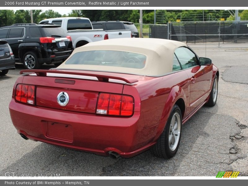 Redfire Metallic / Light Parchment 2006 Ford Mustang GT Premium Convertible