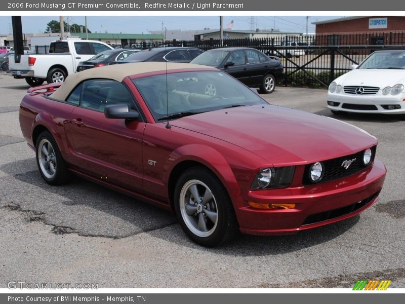 Redfire Metallic / Light Parchment 2006 Ford Mustang GT Premium Convertible