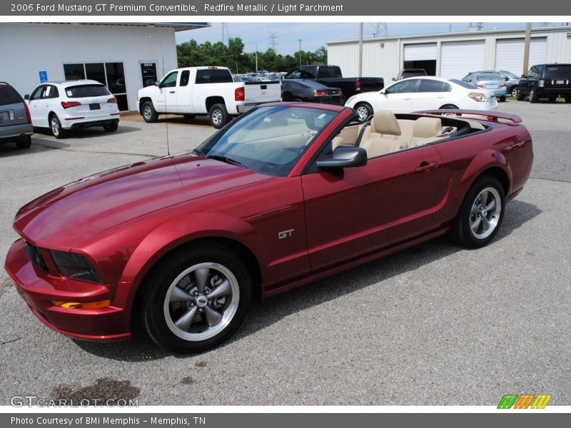 Redfire Metallic / Light Parchment 2006 Ford Mustang GT Premium Convertible