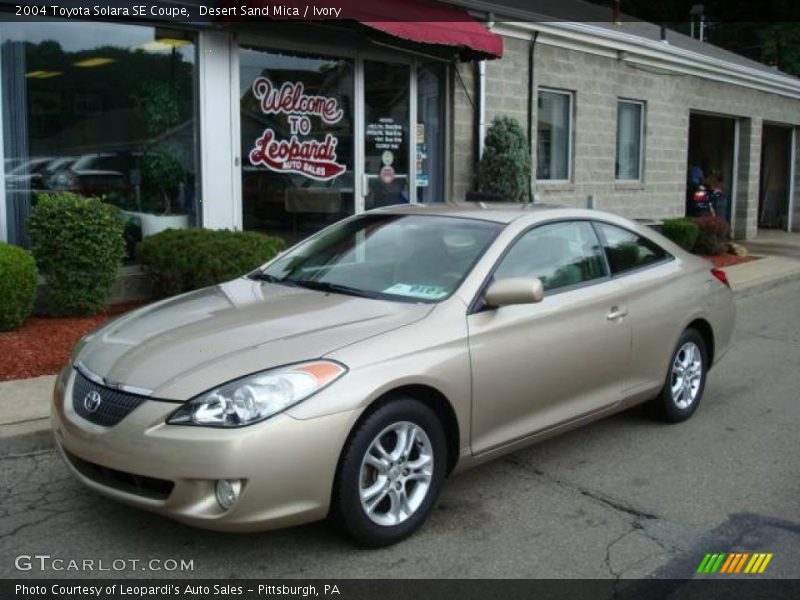Desert Sand Mica / Ivory 2004 Toyota Solara SE Coupe