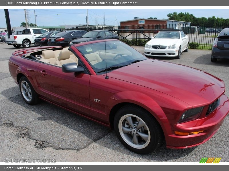 Redfire Metallic / Light Parchment 2006 Ford Mustang GT Premium Convertible