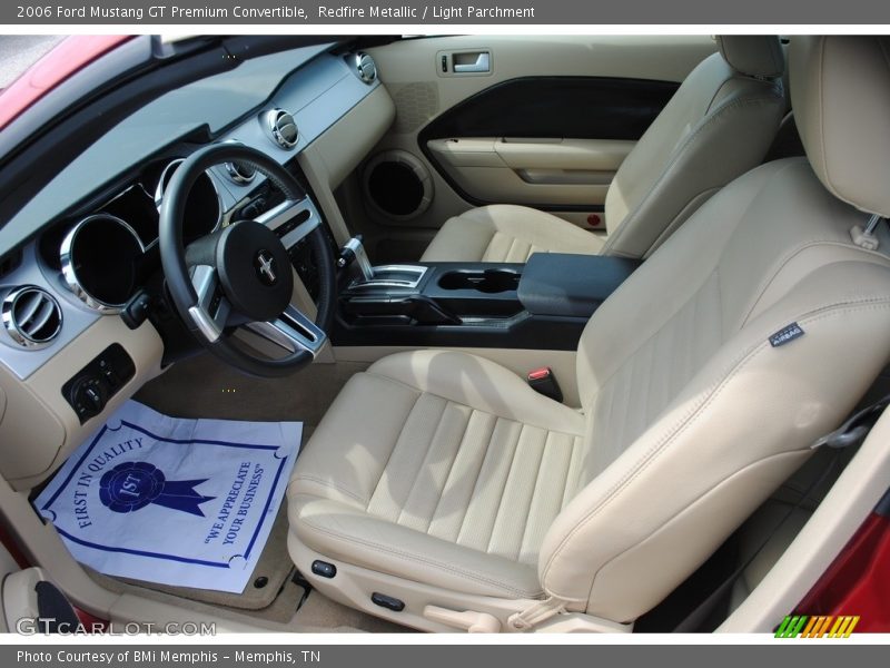 Redfire Metallic / Light Parchment 2006 Ford Mustang GT Premium Convertible